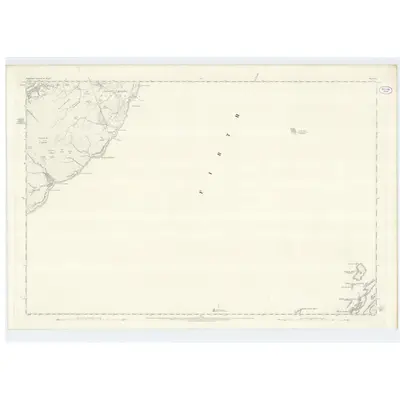 1871 Map of Argyllshire, Sheet CIX, 1880 Print