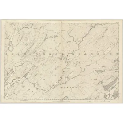 1865 Map of Argyllshire, Sheet CL, 1875 Print