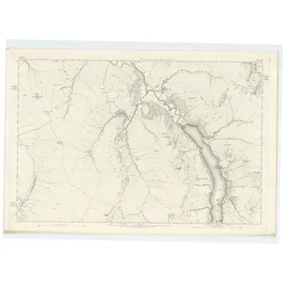 1865 Map of Argyllshire, Sheet CLII, 1870 Print