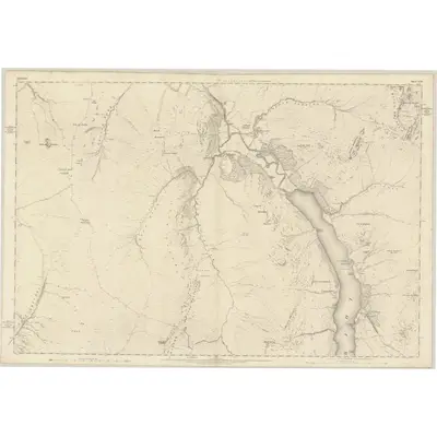 1865 Map of Argyllshire, Sheet CLII, 1870 Print