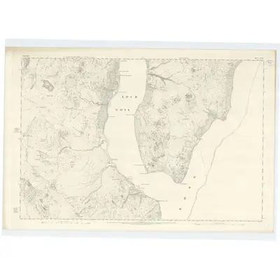 1866 Map of Argyllshire, Sheet CLIII, 1869 Print