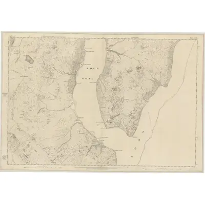 1866 Map of Argyllshire, Sheet CLIII, 1869 Print
