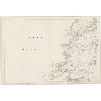 1878 Map of Argyllshire, Sheet CLV, 1881 Print