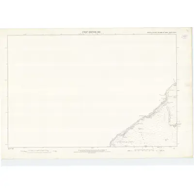 1876 Map of Argyllshire, Sheet CLVII, 1881 Print