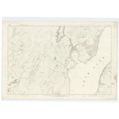 1866 Map of Argyllshire, Sheet CLXI, 1873 Print