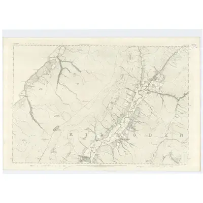 1866 Map of Argyllshire, Sheet CLXII, 1869 Print