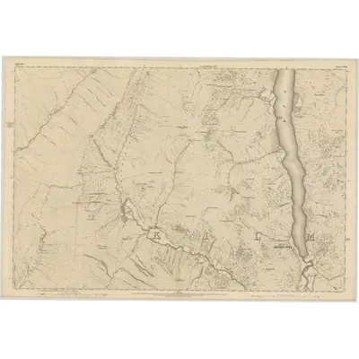 1865 Map of Argyllshire, Sheet CLXIII, 1869 Print