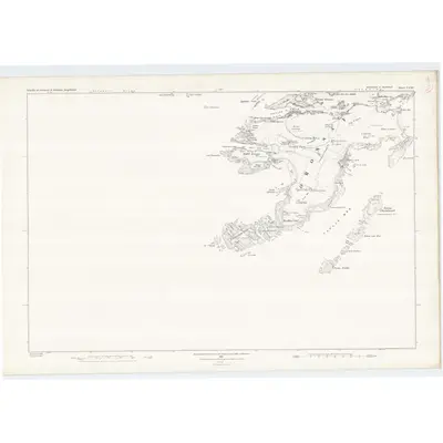 1878 Map of Argyllshire, Sheet CLXV, 1881 Print