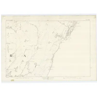 1878 Map of Argyllshire, Sheet CLXVIII, 1881 Print