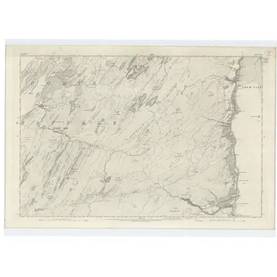 1867 Map of Argyllshire, Sheet CLXX, 1873 Print