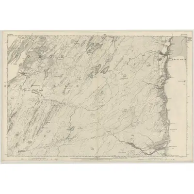 1867 Map of Argyllshire, Sheet CLXX, 1873 Print