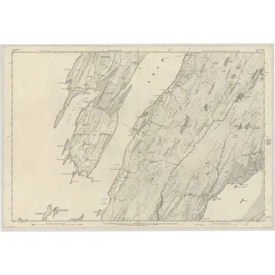 1869 Map of Argyllshire, Sheet CLXXIX, 1873 Print
