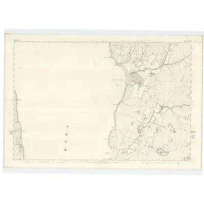 1865 Map of Argyllshire, Sheet CLXXXI, 1873 Print