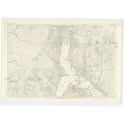 1864 Map of Argyllshire, Sheet CLXXXII, 1869 Print
