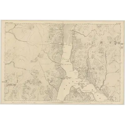 1864 Map of Argyllshire, Sheet CLXXXII, 1869 Print