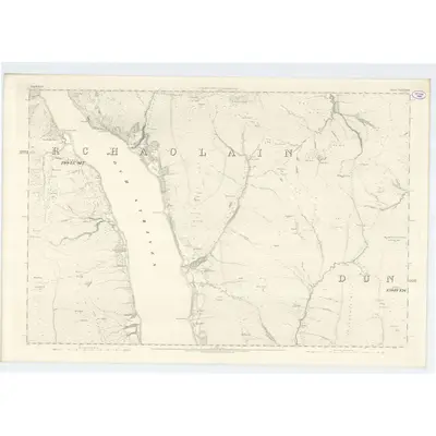1865 Map of Argyllshire, Sheet CLXXXIII, 1868 Print