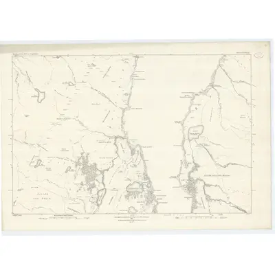 1878 Map of Argyllshire, Sheet CLXXXVII, 1881 Print