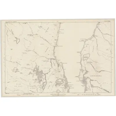 1878 Map of Argyllshire, Sheet CLXXXVII, 1881 Print