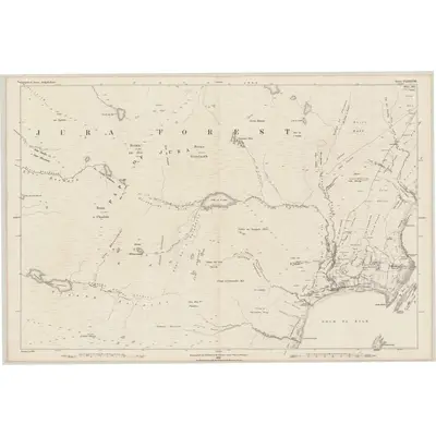 1878 Map of Argyllshire, Sheet CLXXXVIII, 1882 Print