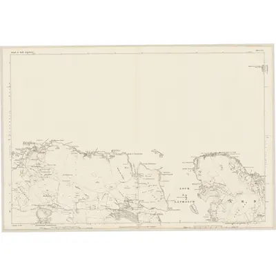 1878 Map of Argyllshire, Sheet CV, 1882 Print