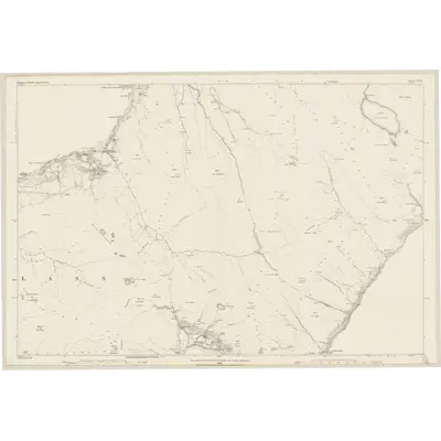 1875 Map of Argyllshire, Sheet CVII, 1881 Print