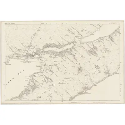 1875 Map of Argyllshire, Sheet CVIII, 1879 Print