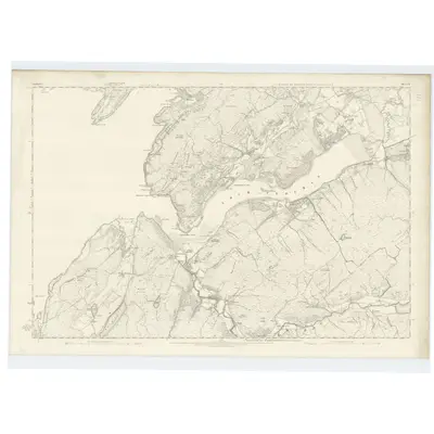 1870 Map of Argyllshire, Sheet CX, 1875 Print