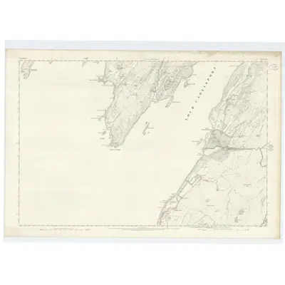 1869 Map of Argyllshire, Sheet CXC, 1873 Print