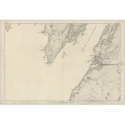 1869 Map of Argyllshire, Sheet CXC, 1873 Print