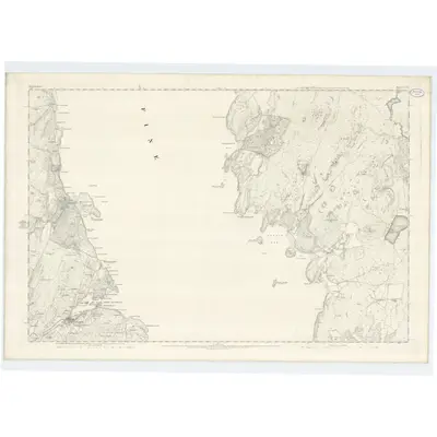 1865 Map of Argyllshire, Sheet CXCII, 1870 Print