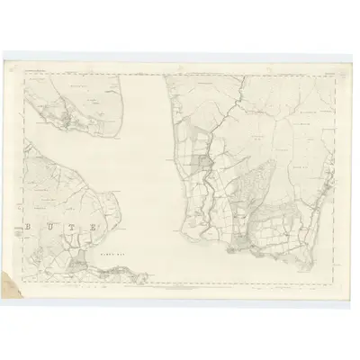 1864 Map of Argyllshire, Sheet CXCIV, 1869 Print