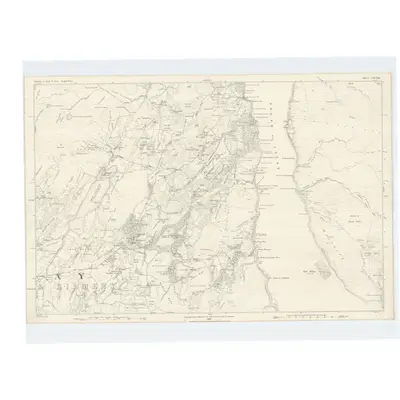 1878 Map of Argyllshire, Sheet CXCVIII, 1882 Print