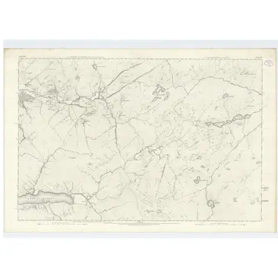 1871 Map of Argyllshire, Sheet CXI, 1875 Print