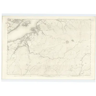 1871 Map of Argyllshire, Sheet CXIII, 1874 Print