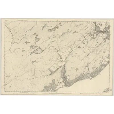 1871 Map of Argyllshire, Sheet CXL, 1875 Print