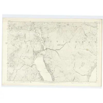 1866 Map of Argyllshire, Sheet CXLII, 1869 Print