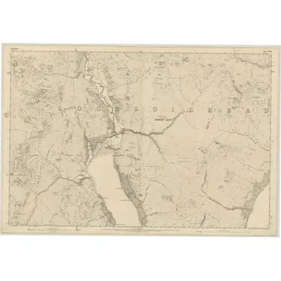 1866 Map of Argyllshire, Sheet CXLII, 1869 Print