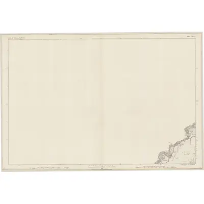 1876 Map of Argyllshire, Sheet CXLV, 1883 Print