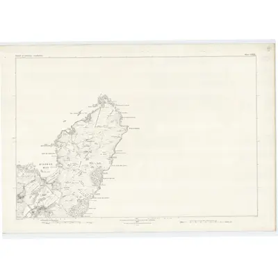 1878 Map of Argyllshire, Sheet CXLVI, 1880 Print