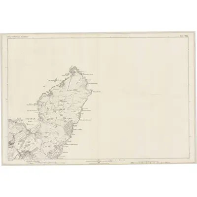1878 Map of Argyllshire, Sheet CXLVI, 1880 Print