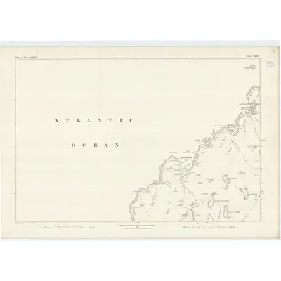 1878 Map of Argyllshire, Sheet CXLVII, 1881 Print