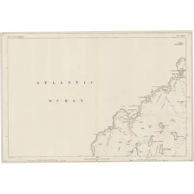 1878 Map of Argyllshire, Sheet CXLVII, 1881 Print
