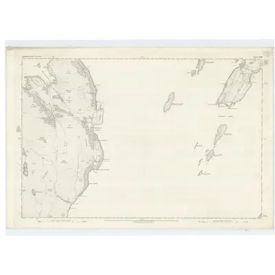 1872 Map of Argyllshire, Sheet CXLVIII, 1880 Print