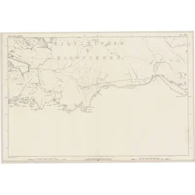 1878 Map of Argyllshire, Sheet CXVIII, 1881 Print