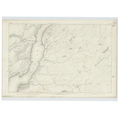 1871 Map of Argyllshire, Sheet CXXIV, 1874 Print