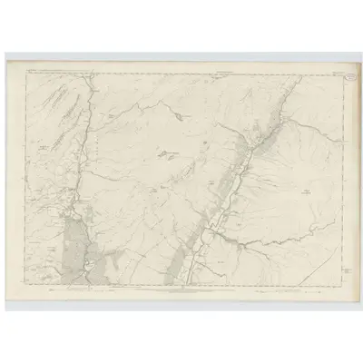 1871 Map of Argyllshire, Sheet CXXV, 1874 Print