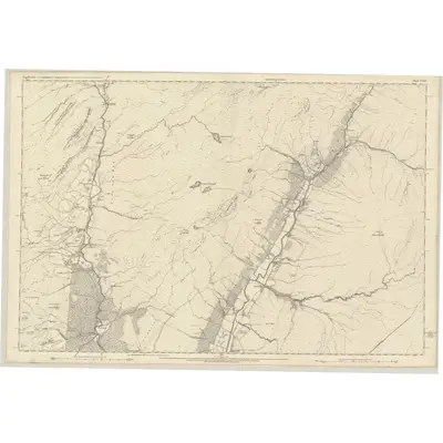 1871 Map of Argyllshire, Sheet CXXV, 1874 Print
