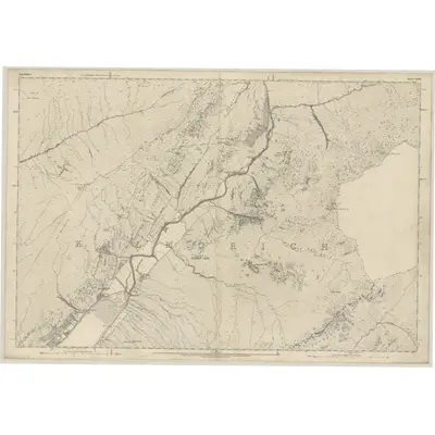 1870 Map of Argyllshire, Sheet CXXVI, 1874 Print