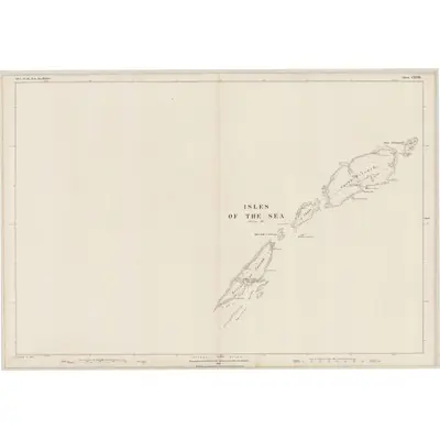 1875 Map of Argyllshire, Sheet CXXVIII, 1881 Print