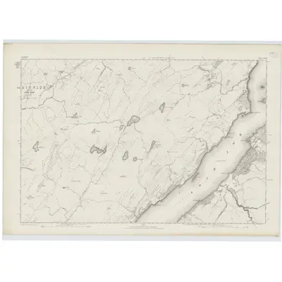 1871 Map of Argyllshire, Sheet CXXXI, 1875 Print